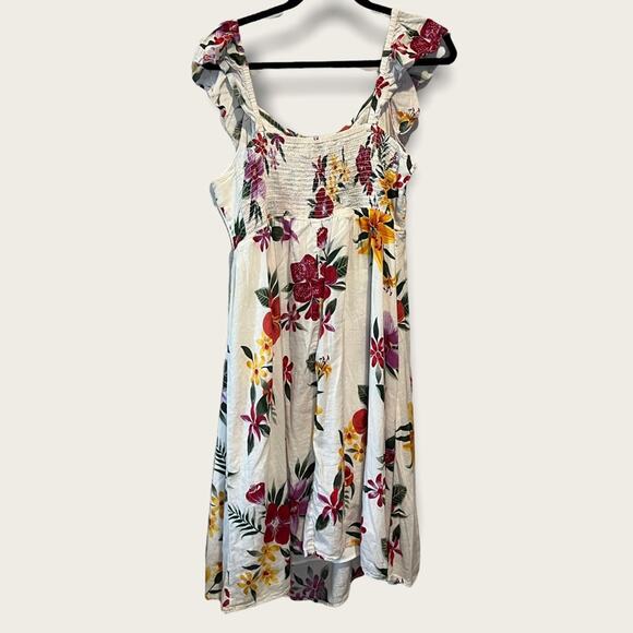 Old Navy Plus flutter Ruffle Neckline Knee Length dress size 1X - Picture 9 of 9